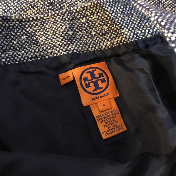 TORY BURCH Tweed Metallic Pencil Skirt - Picture 4 of 4